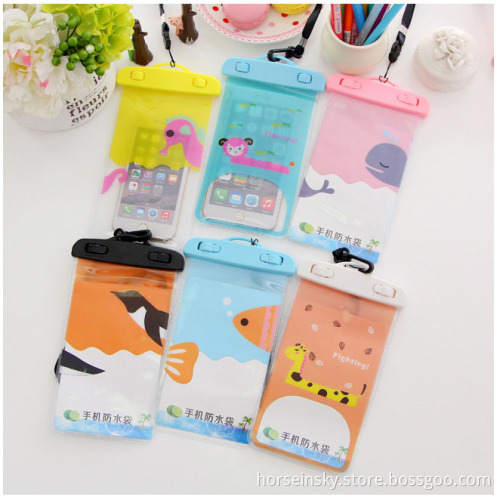 High quality Clear Waterproof Pouch Bag Dry Case Cover For All Cell Phone Camera Mobile phone waterproof Cover